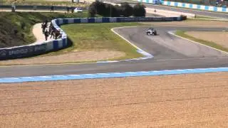 Mercedes W06 and Williams FW37 sound - 1st day Jerez 2015