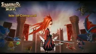 Summoners War ~ Jun Fire Samurai Test damage and Guild Battle