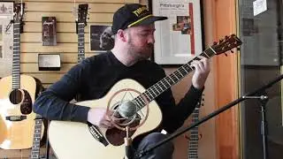 Acoustic Music Works - Bourgeois JOM-T Deluxe, DB Signature, Italian Spruce, Cocobolo
