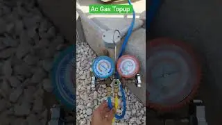 Ac Gas Topup #acrepair #airconditioning #homeappliance #ac #viralvideo #viral