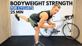 25min CYCLISTS STRENGTH WORKOUT | No Equipment