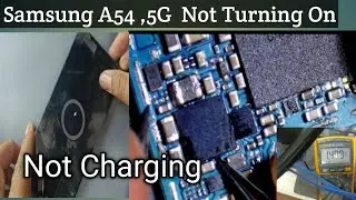 Samsungn A54,5G Black Screen? Won't Turn On not turning on