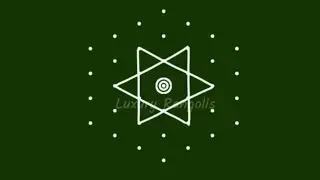 navarathiri kolam 7 x 4 dots .. easy pooja rangoli .. star rangoli designs 
