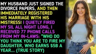 MY HUSBAND JUST SIGNED THE DIVORCE PAPERS, AND THEN IMMEDIATELY REGISTERED HIS MARRIAGE WITH HIS ...