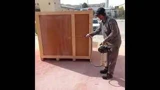 &lrm;@raidahmedal-awami&nbsp; High-Quality Industrial Wooden box fumigation. Al-Awjam, Saudi arabia
