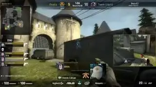 Fnatic Dennis makes a nice pistol ace agenst Team Liquid