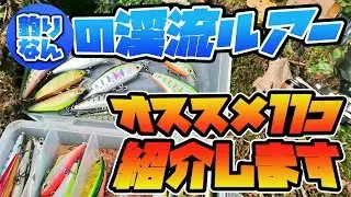 【オススメ】私物の渓流ミノー11個 軽く紹介します！『2018年最終釣行』