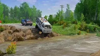 Overloaded Aid Truck vs Impossible Cliff Road! (Lives at Risk)