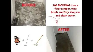 Mop Free Floor Prep (post construction drywall dust)