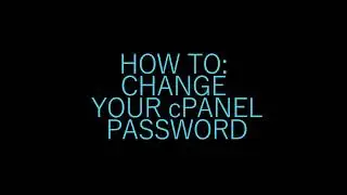 Miss Hosting - How to change cPanel password