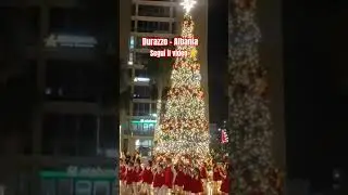 Durazzo 2025 #shorts #durazzo #albania #addobbi #citt&agrave; #notte #viaggio