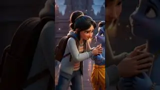 Little Krishna Returned Her Lost Phone 😳✨ #ai #aivideo