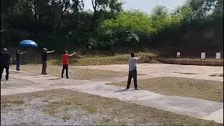 Shooting Competition Practice on Islamabad Police Firing Butt