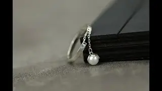 LUXYIN JEWELRY | Stylish Bud Pearl Open Ring | Adjustable Size