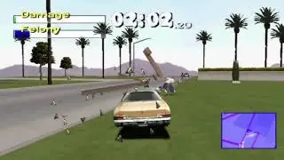 [PS1] Driver 2 - Walkthrough #15 - Las Vegas: Car Bomb