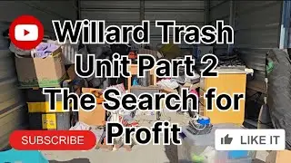 Searching through trash unit to find profit, Willard #2