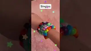 Easy Kandi Ideas🌈 #kandi #craftideas #craft #bracelet #cutecore #scene #scenecore #capcut