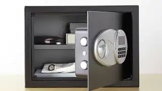 Amazon Basics Steel Security Safe and Lock Box with Electronic Keypad - Secure Cash, Jewelry