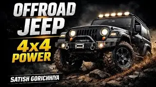 Jeep Driving Fun with Extreme Offroad Challenges 🚙 | 4x4 Jeep Simulator | Satish Gorichhiya