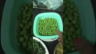 Tasty 😋 Hari matar or aalu ki ghughni #cooking #food #viral #viralvideo