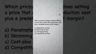 Pricing decisions and strategies, specifically focusing on new product pricing MCQ Question Answer