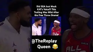 Did SGA Just Mock KAT&rsquo;s Voice?! This Trolling Was Wild After the Free Throw Drama! 😂