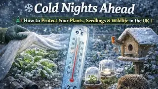 🎥 ✅ ❄️ Cold Nights Ahead 🌿 | How to Protect Your Plants, Seedlings & Wildlife in the UK