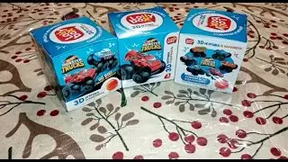 Обзоры. Распаковка. Собираем коллекцию. SweetBox/LollyBox. Монстер Траки (Monster Trucks) #1