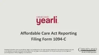 Filing ACA Form 1094-C