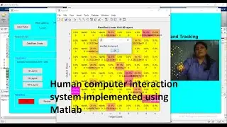 Human computer interaction system implemented using Matlab