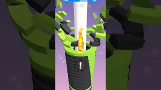 #128 STACK BALL 🎉🌍🥵🦍👻🎃 #entertainment #public #Game #viral #trending #2024