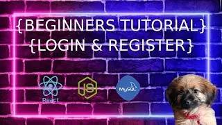 BEGINNERS TUTORIAL : LOGIN AND REGISTER USING REACT JS