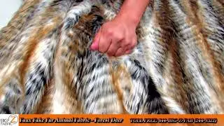 Big Z Fabric - Animal Faux Fur Fabric - Forest Deer