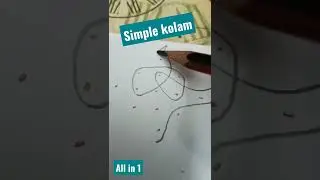 #simple kolam with dots | #kolam ideas  | #sikku kolam | #kambi kolam | #easy kolam