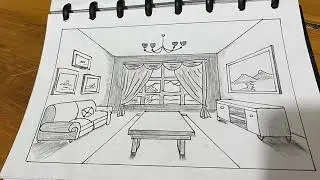 PERSEPEKTIF SATU TITIK HILANG DRAWING MANUAL | PERSPEKTIVE ONE POINT