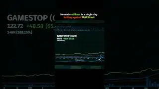 He bet against Wall Street on Gamestop and made millions #shorts