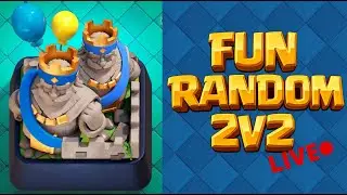 Clash Royale: Playing Random Fun Decks in 2v2 and Kicking it with the homie :a