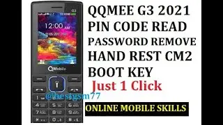 QMobile G3 PASSWORD REMOVED AND FORMATE ANDE READ CODE AND BOOT KEY #Qmobile #QmobileG3