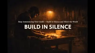 Stop Announcing Your Goals &mdash; Build in Silence and Shock the World