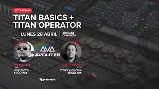 💡 Training Avolites: Titan Basics con Willy Rojas