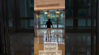 World&rsquo;s largest passenger lift- Jio centre (mumbai)