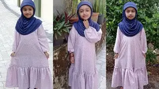 kids abaya cutting&stitching/6yrs old abaya@MMFashionWorld