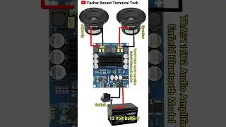 TDA3116D2 Audio Amplifier Enfield Bluetooth Connection  #shorts