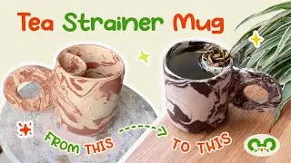 DIY Ceramic Tea Strainer Mug
