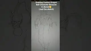 Drawing Of a custom db character #dragonball #custom #drawing
