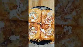 Easy egg bread recipe 😋 #recipe #food #ytshorts