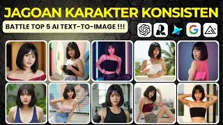 Siapa JAGOAN Bikin Karakter KONSISTEN? (GRATIS & TERBUKTI!) | BATTLE AI Text-to-Image TERDAHSYAT