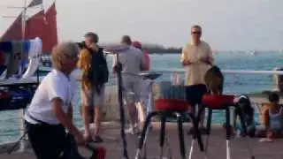 Crazy Cat guy in Key West Mallory Square