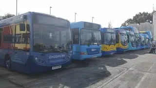(2.4K Subscribers + Crawley Depot Open Day) - All Buses Parked Inside at Crawley Depot - 06/09/2025