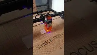 Laser engraving QR code
